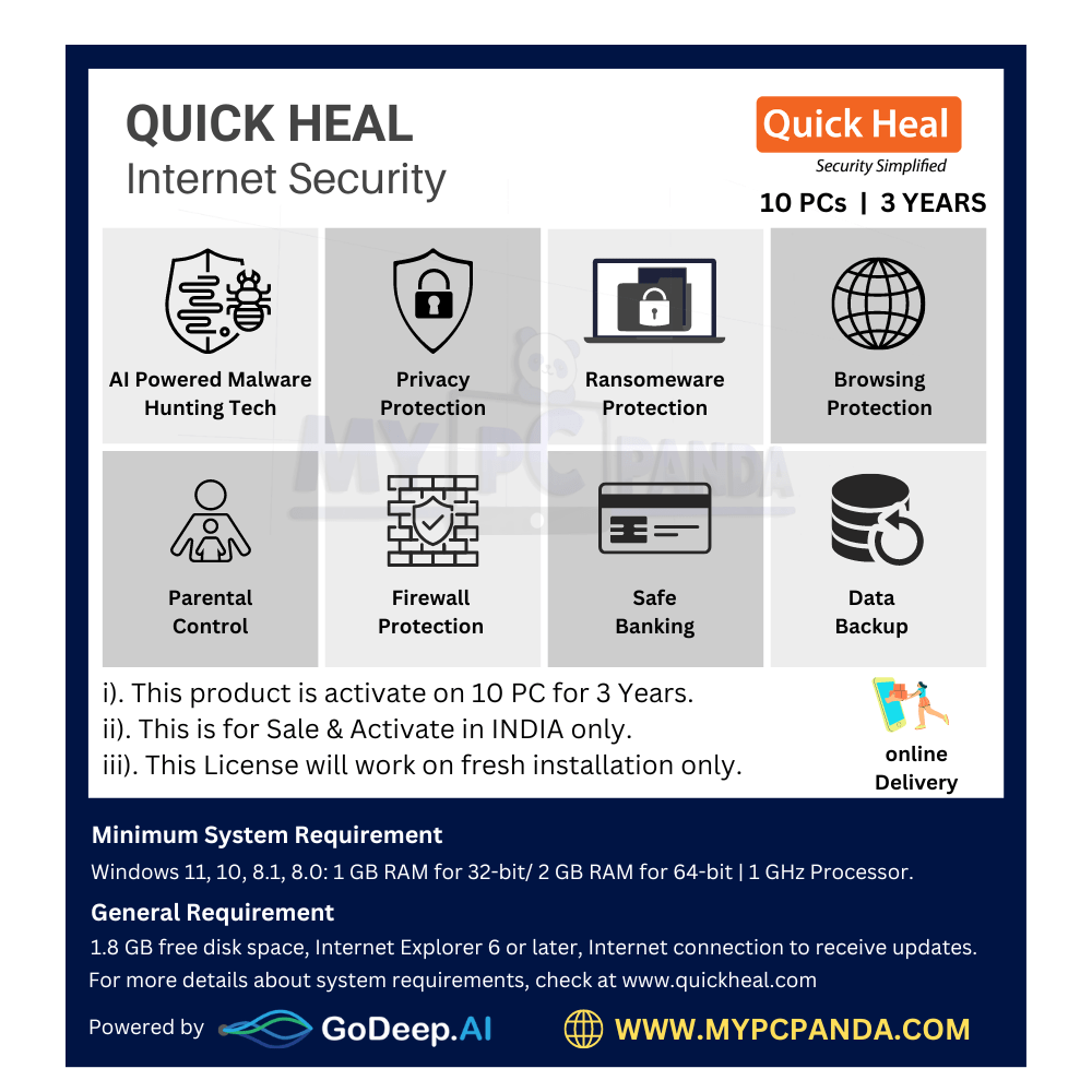 1707913411.Quick Heal Internet Security 10 Users 3 Years Price-my pc panda